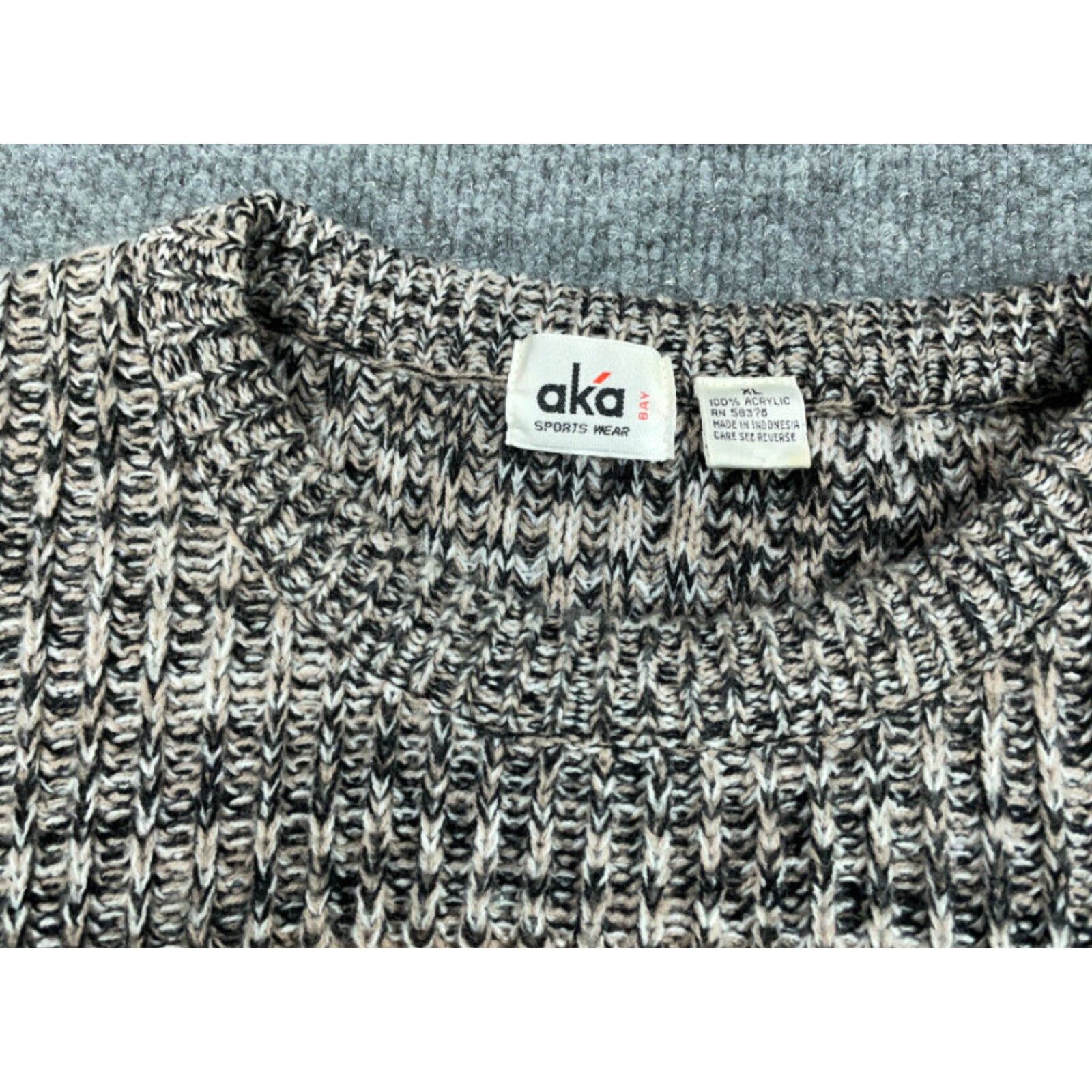 Vintage VINTAGE 90s Striped Chunky Knit Dad Style Sweater Pullover Heavyweight Adult XL Size US XL / EU 56 / 4 - 4 Thumbnail