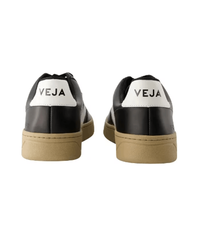 Veja o1s22i1n0924 Leather V-12 Sneakers in Black Size US 8 / IT 38 - 3 Thumbnail