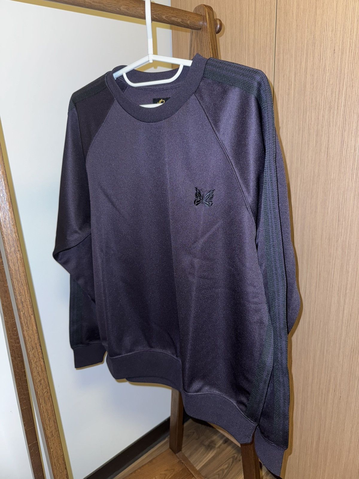 Needles Needles Track Crew Neck Shirt Dark Purple Size US M / EU 48-50 / 2 - 4 Thumbnail