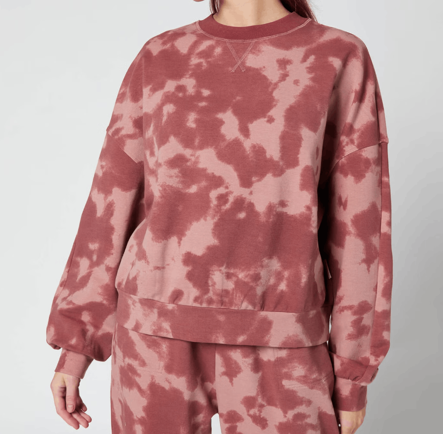 Varley Varley Erwin Sweatshirt Deep Rose Tie-Dye ( M ) Size M / US 6-8 / IT 42-44 - 1 Thumbnail