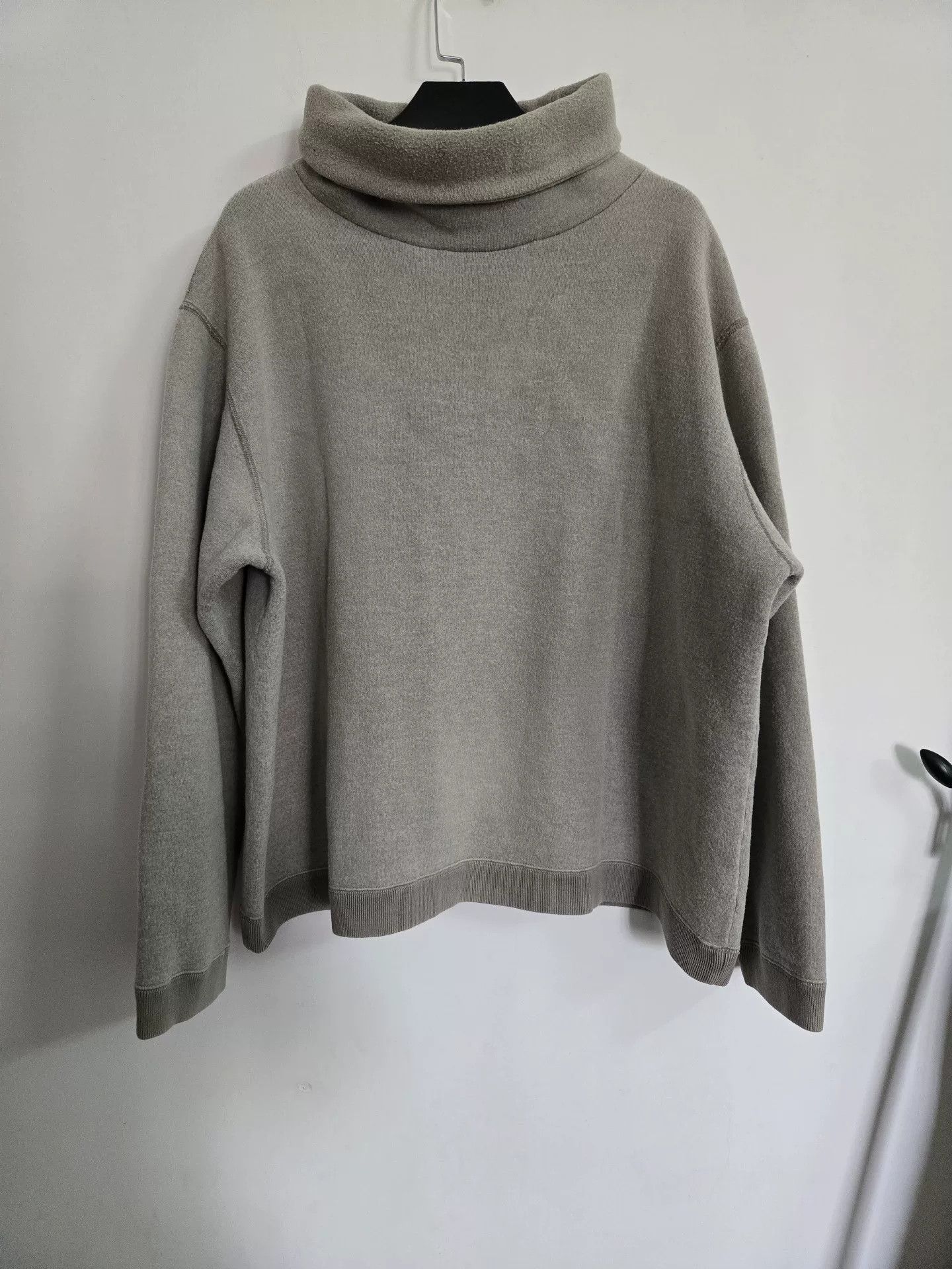 Porter Classic Gray Wool Turtleneck Sweatshirt Size US XL / EU 56 / 4 - 1 Thumbnail
