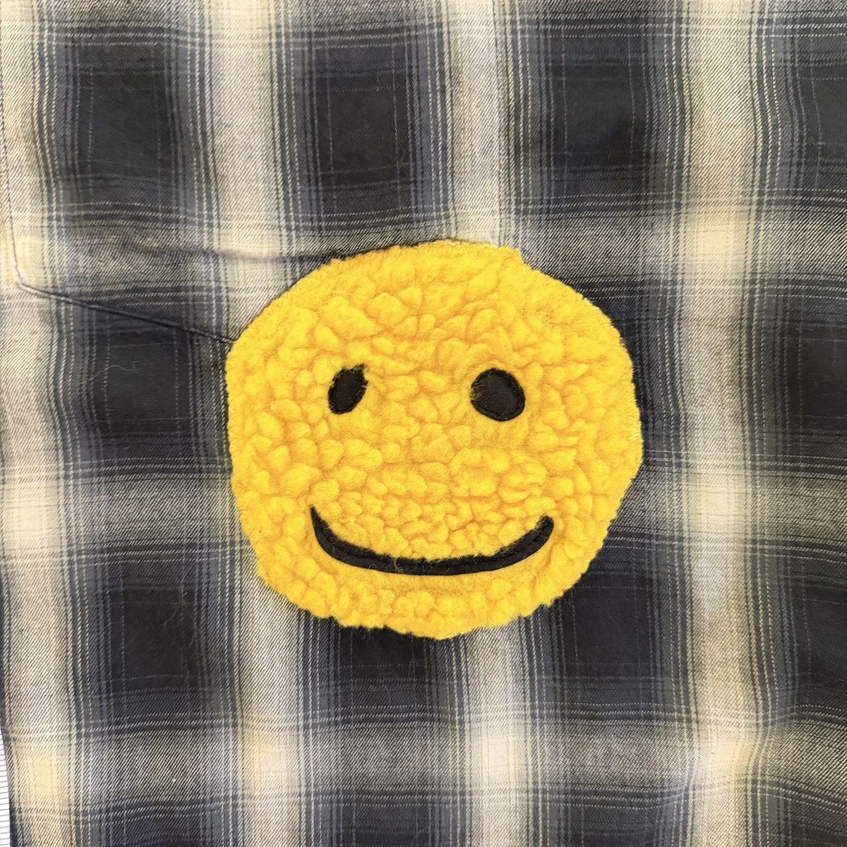 Cactus Plant Flea Market CPFM.XYZ Plaid Flannel Shirt w/ Smile Patches – Size 4 Size US XL / EU 56 / 4 - 5 Thumbnail