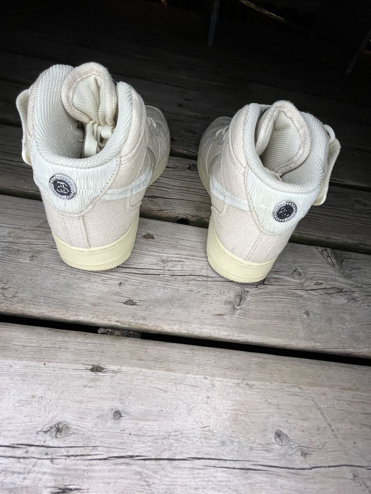 Nike × Stussy Stussy X Nike Air Force 1 OG ALL Beige Size US 9 / EU 42 - 9 Thumbnail