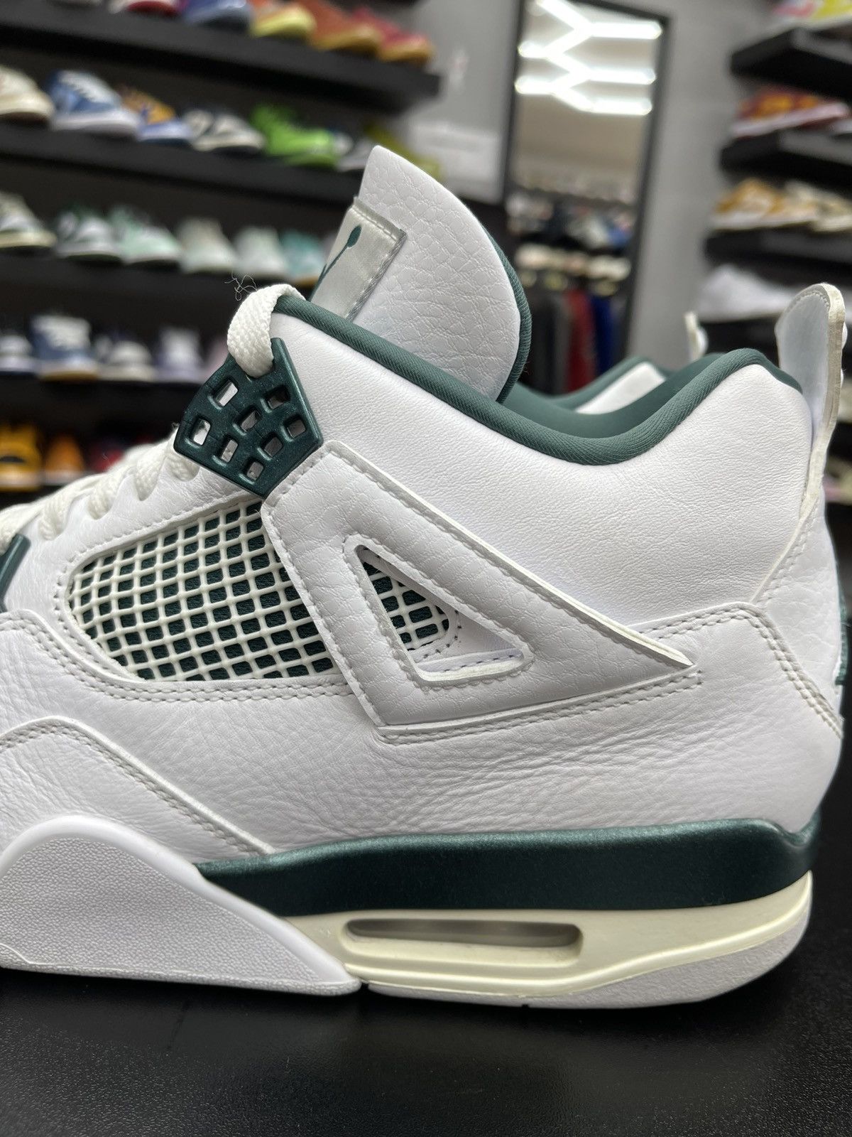 Nike Size 11.5 - Nike Air Jordan 4 Retro Oxidized Green White Size US 11.5 / EU 44-45 - 5 Thumbnail