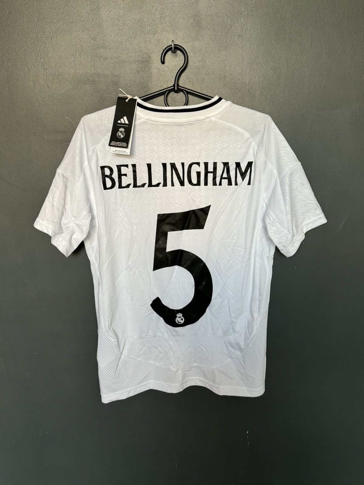 Adidas New KIDS Real Madrid 24/25 Home Bellingham Football Jersey Size US S / EU 44-46 / 1 - 1 Thumbnail