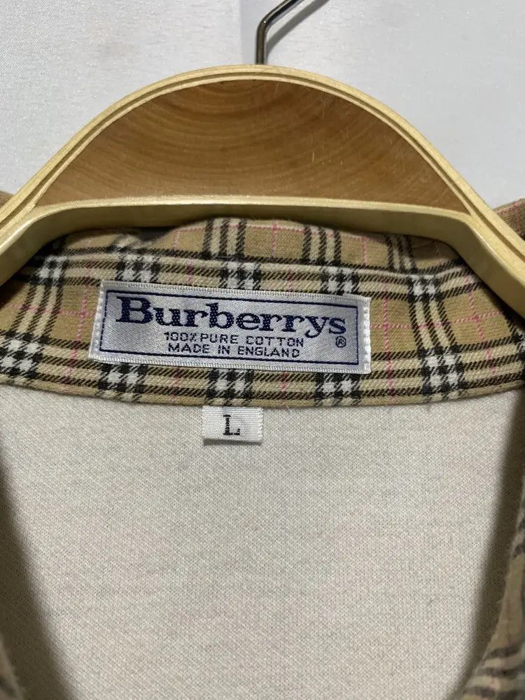 Burberry Burberrys iconic Novacheck L/S polo shirt vintage Size L / US 10 / IT 46 - 9 Thumbnail