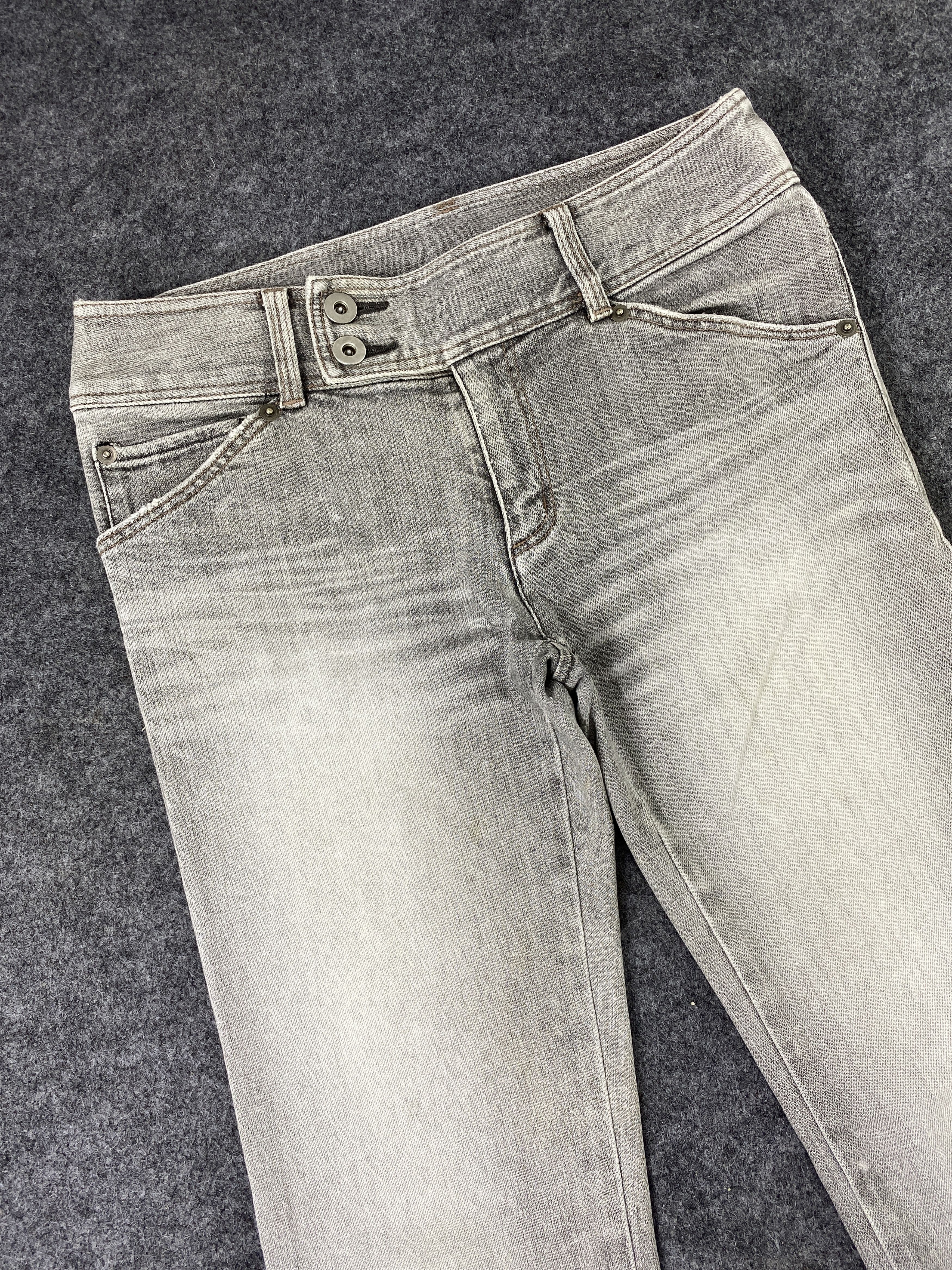 Japanese Brand Japanese Brand Indivi Bootcut Faded Grey Jeans - J1047 Size 28" / US 6 / IT 42 - 5 Thumbnail