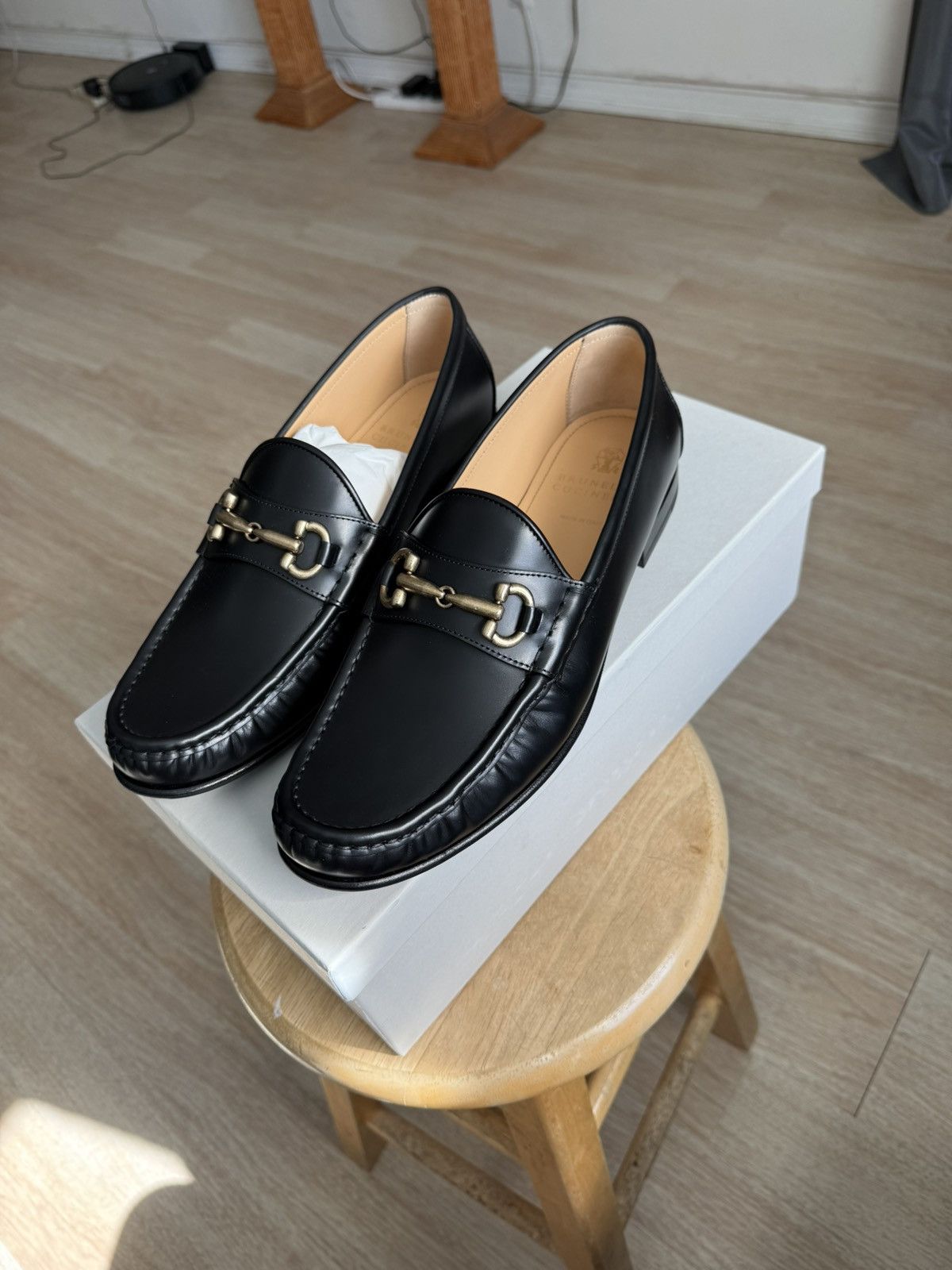 Brunello Cucinelli Brunello Cucinelli Loafers Black Size US 11 / EU 44 - 1 Thumbnail