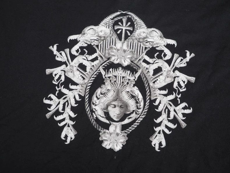 Givenchy Givenchy black archangel print short sleeve Size US M / EU 48-50 / 2 - 4 Thumbnail