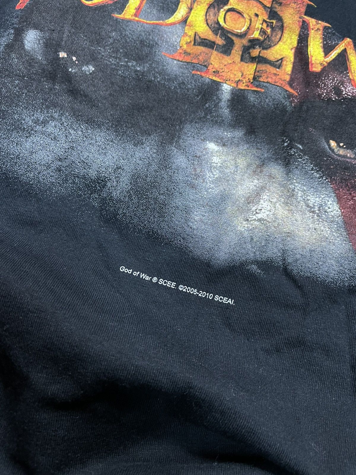 Playstation RARE Vtg Y2K 00s God of War PS2 Kratos Promo Tee XL Size US XL / EU 56 / 4 - 5 Thumbnail