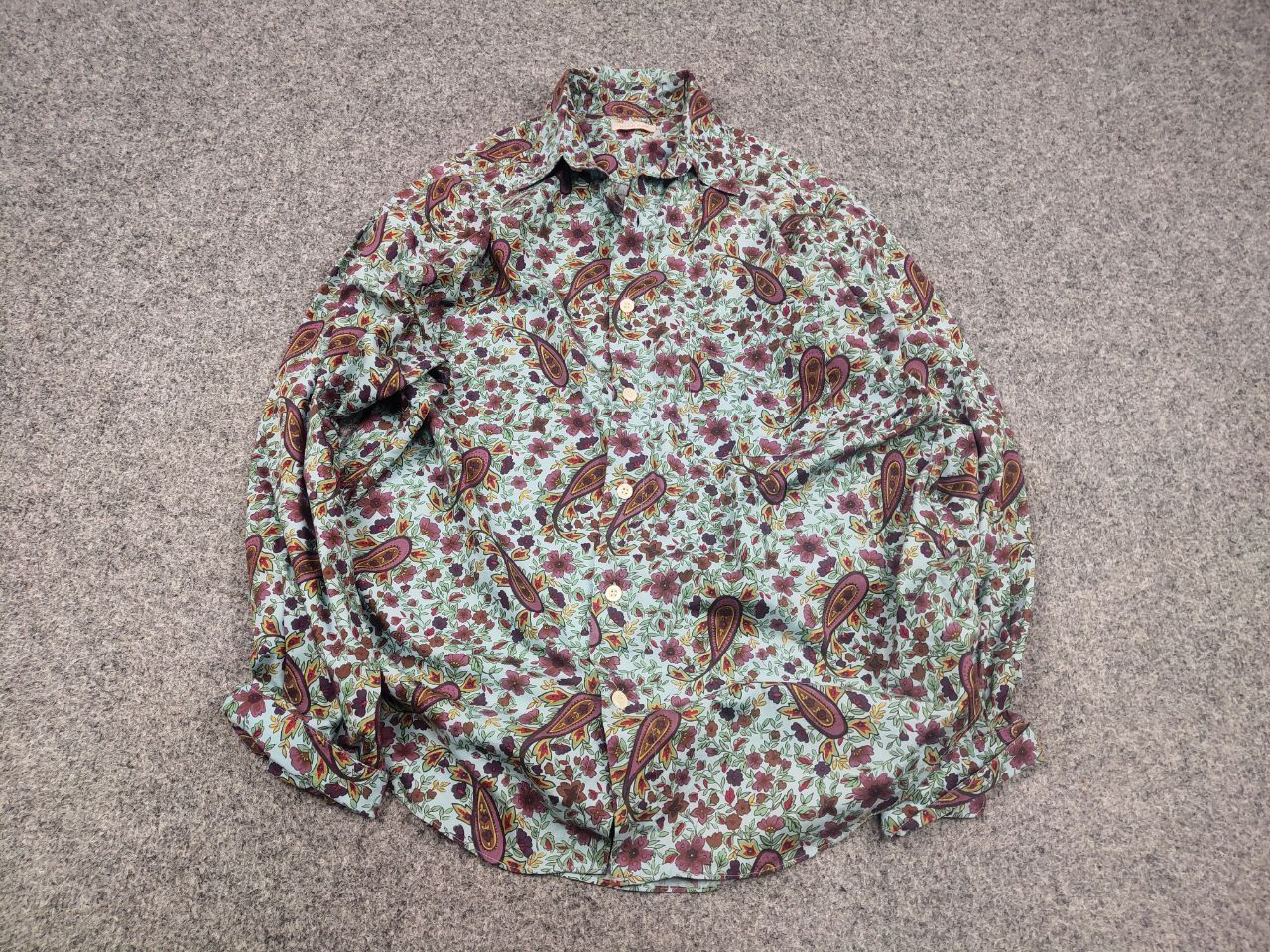 Japanese Brand Vintage Japan Peyton Place For Men Archive Punk Floral Shirt Size US M / EU 48-50 / 2 - 3 Thumbnail