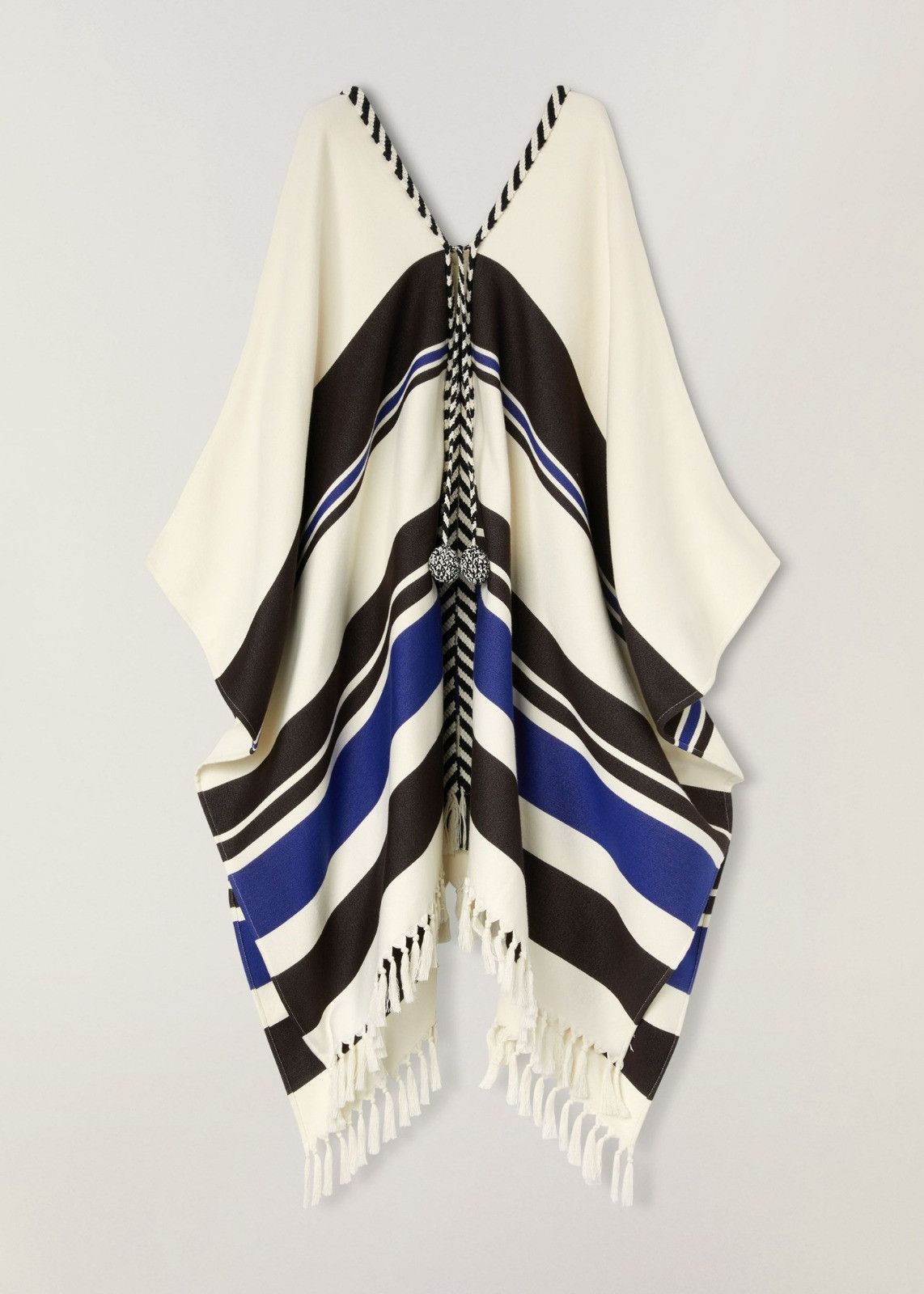 o1srvl11e0424 Selene Cape Barre Cotton in White