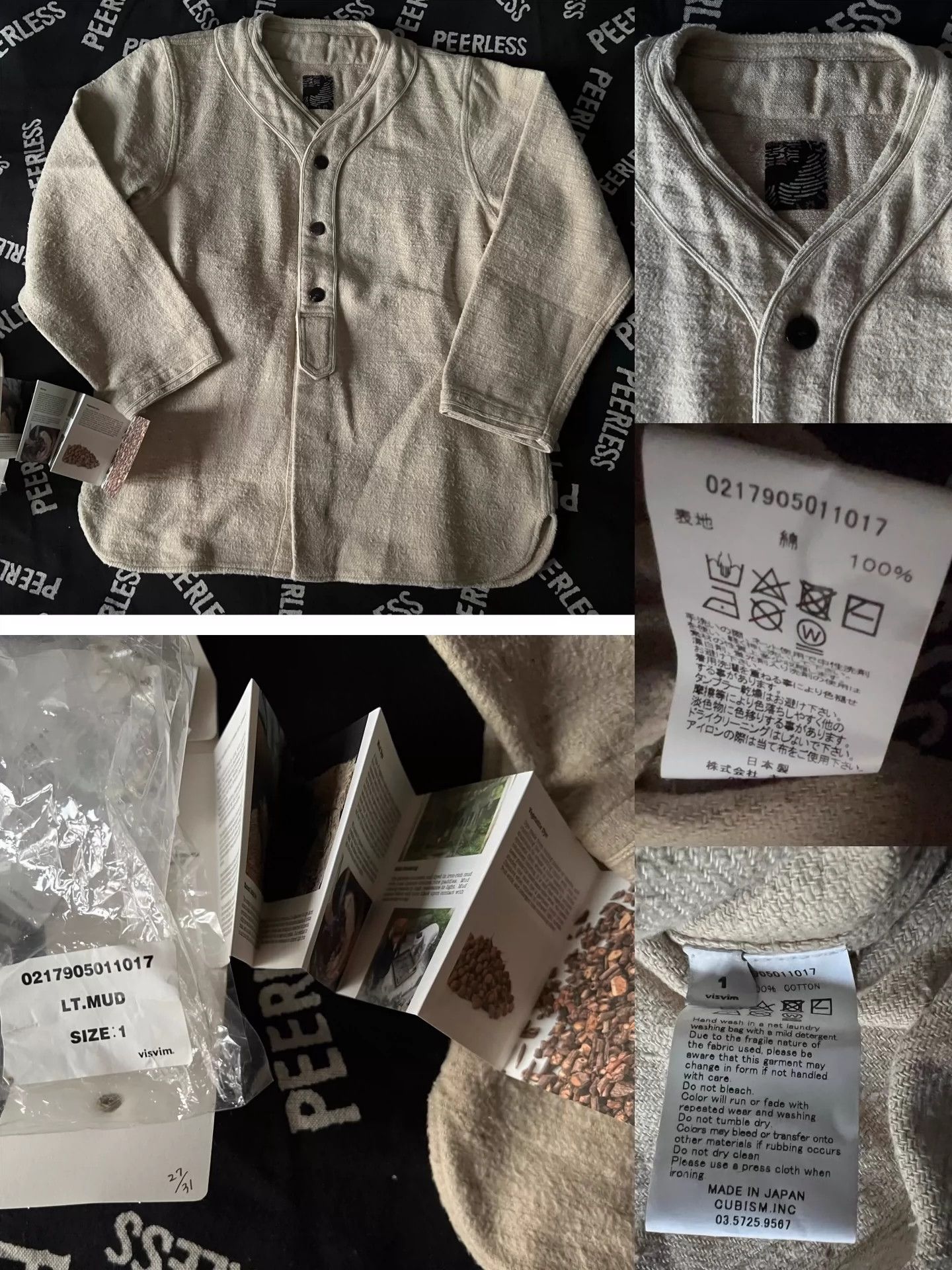 Visvim Visvim ICT 17AW Dugout Shirt L/S N.D. Gara-Bou Size US S / EU 44-46 / 1 - 1 Thumbnail