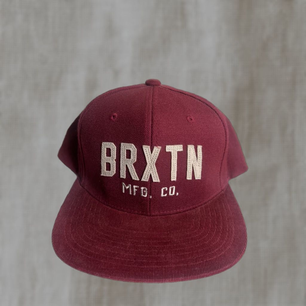 Brixton Brixton SnapBack Hat Maroon Adjustable Size ONE SIZE - 1 Thumbnail