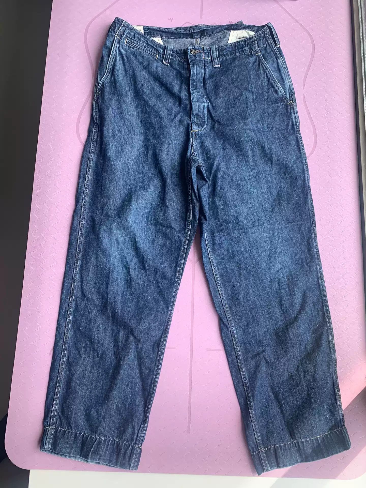 image of Freewheelers Deck Pants, Jeans in Blue, Men's (Size 36)