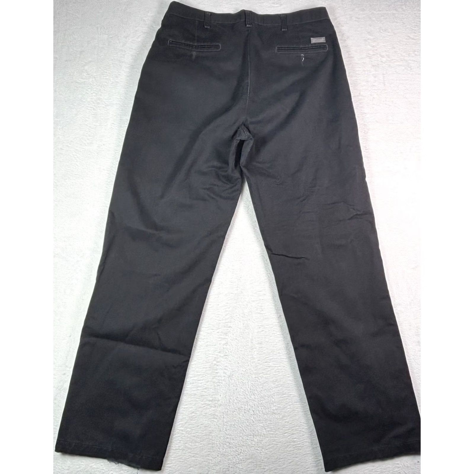 Wrangler Wrangler George Strait Cowboy Cut Collection Pants Black 35x32 Regular Men's Denim Front Pocket Zipper Button Collection Cowboy Theme Mens Size US 35 - 2 Thumbnail