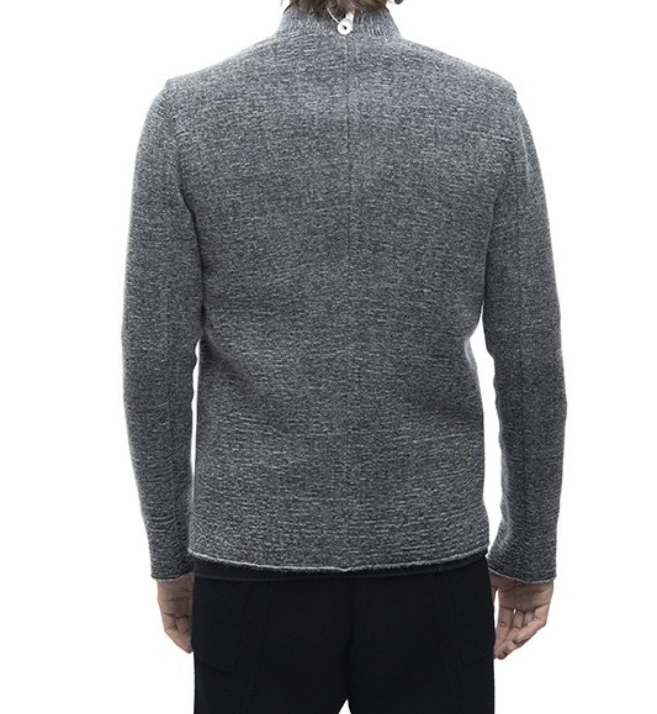 Label Under Construction Reversible wool and angora dark grey bomber Size US L / EU 52-54 / 3 - 10 Thumbnail