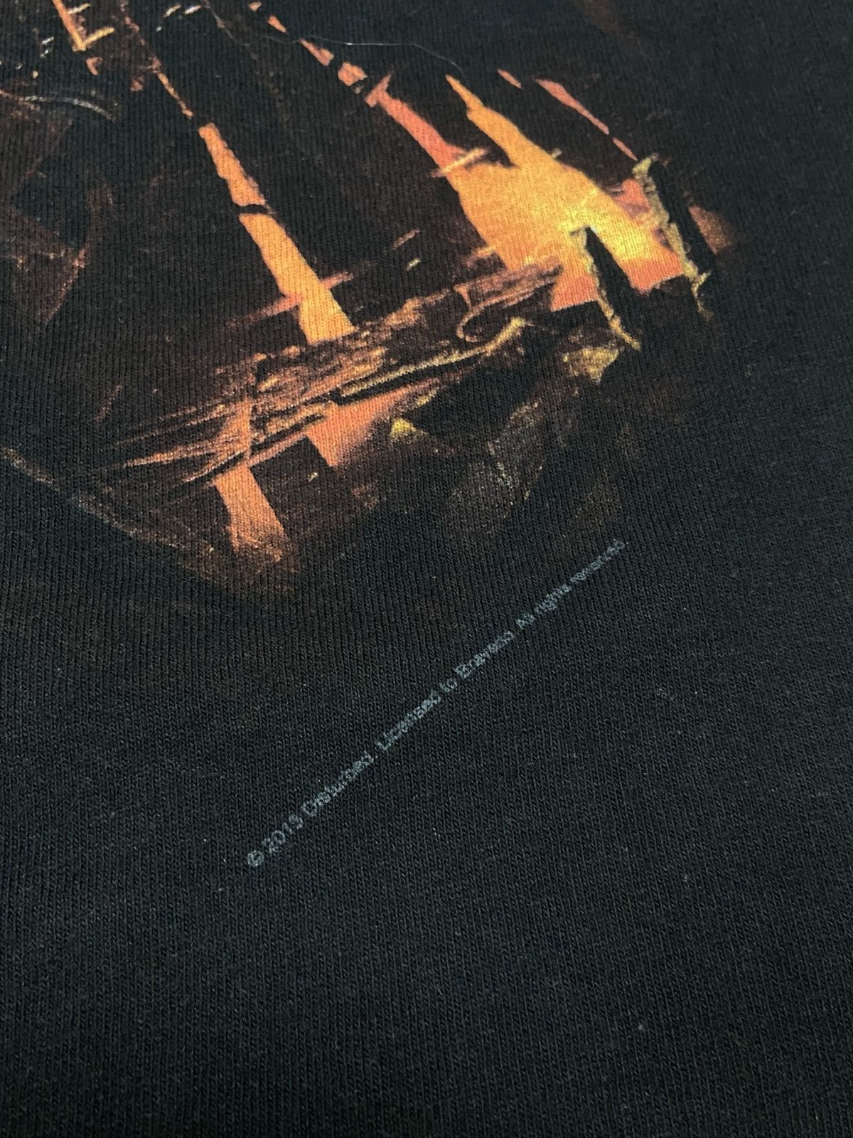 Band Tees Vintage 2000s disturbed big print t-shirt metal streetwear Size US L / EU 52-54 / 3 - 4 Thumbnail