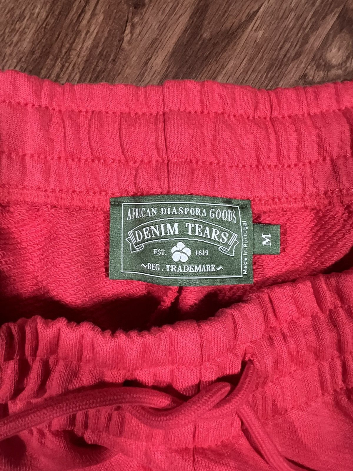 DENIM TEARS × Designer Denim Tears Cotton Wreath Sweatpants Sz M Size US 34 / EU 50 - 3 Thumbnail