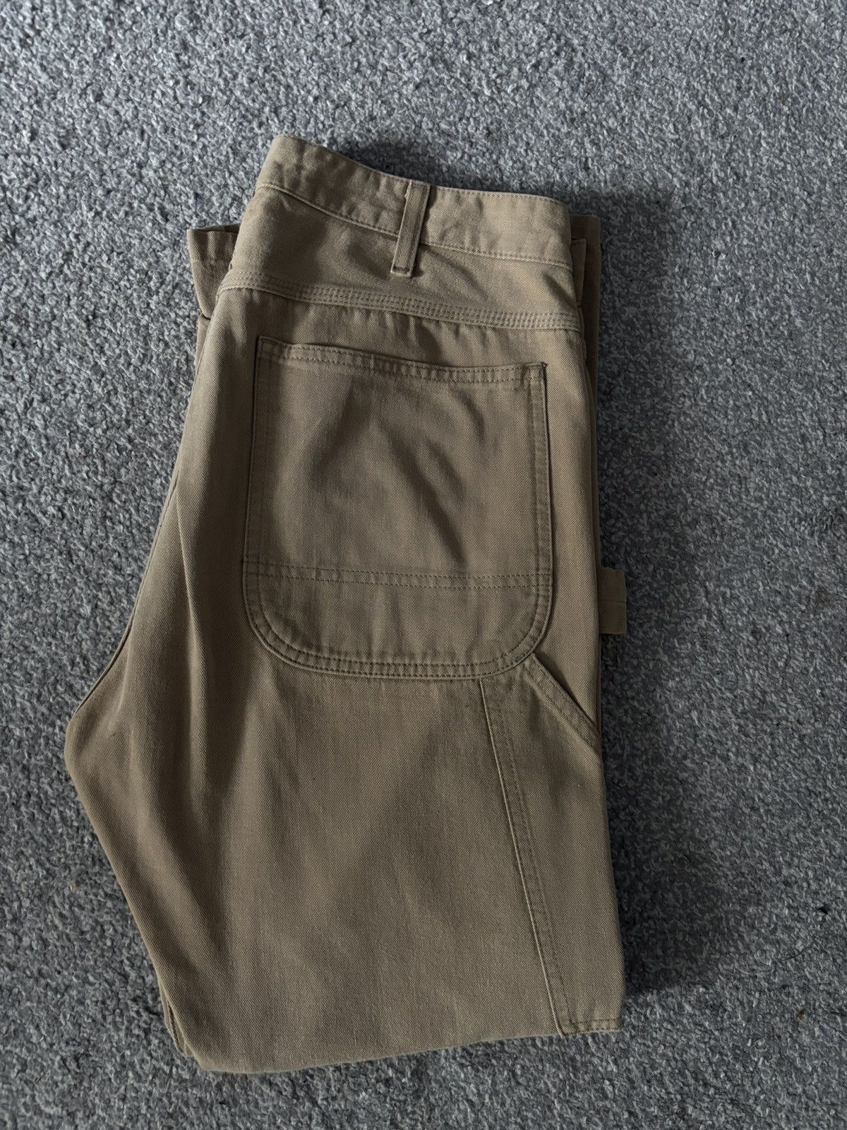 Comme des Garcons Homme COMME DES GARÇONS HOMME AD2011 Vintage Beige Carpenter Pants Size US 32 / EU 48 - 7 Thumbnail