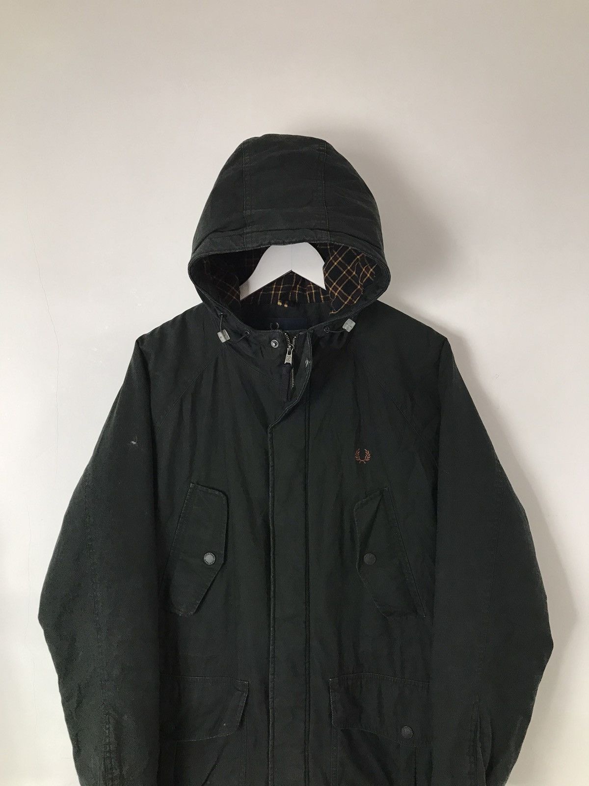 Fred Perry Fred Perry Waterproof,Windbreaker Hooded Parka Jacket Size US L / EU 52-54 / 3 - 6 Thumbnail