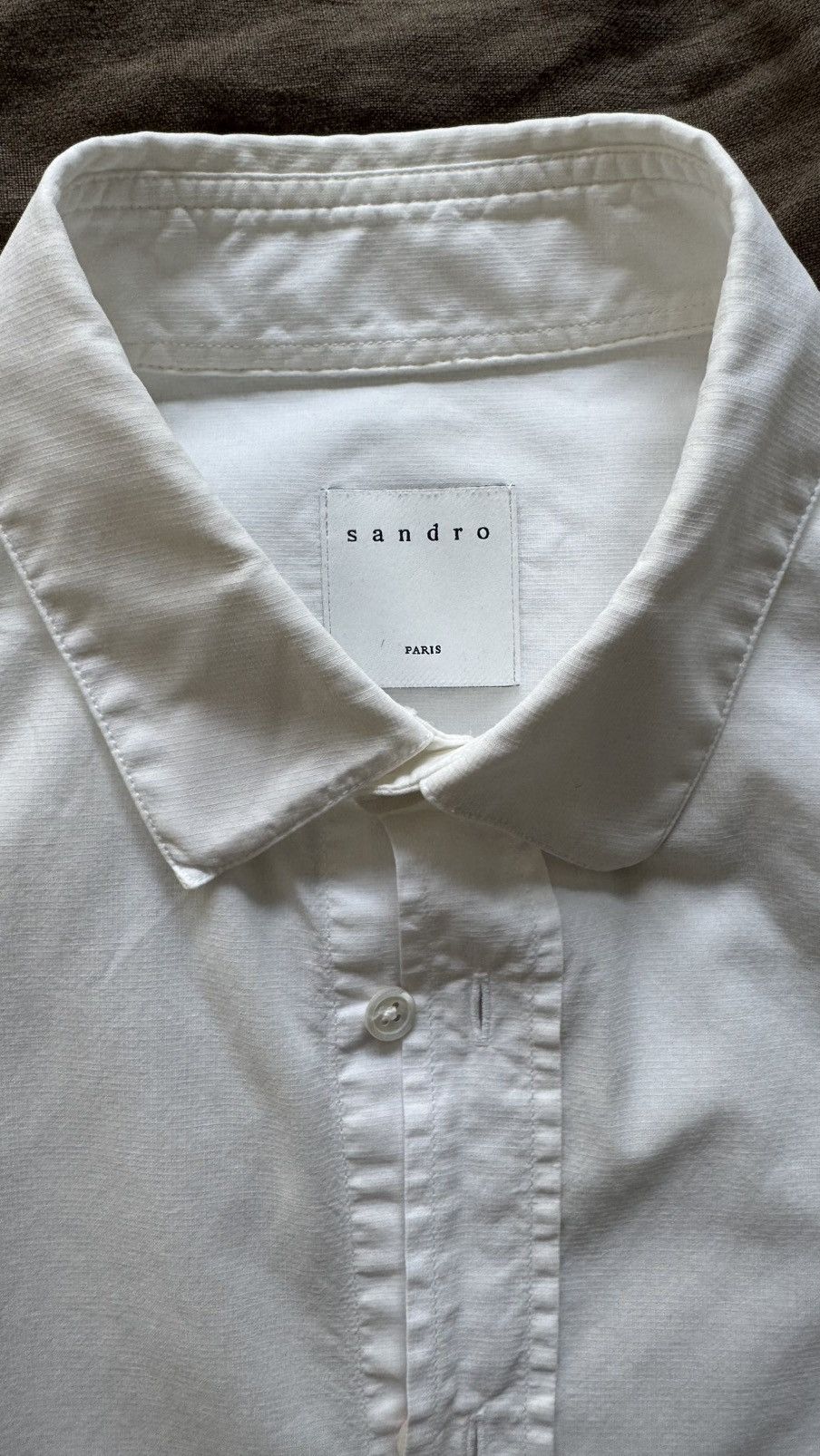 Sandro Classic White Button Up Shirt Size US S / EU 44-46 / 1 - 2 Thumbnail