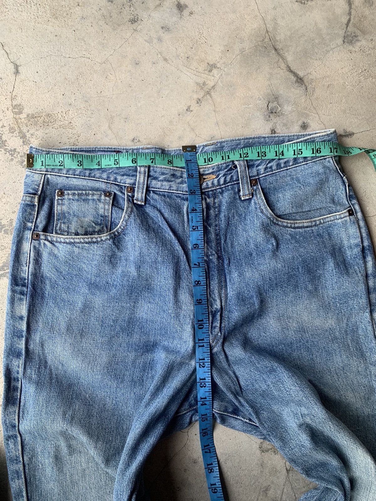 Blue Blue Japan VINTAGE BLUE WAY JEAN JAPAN 🇯🇵🇯🇵. Size US 35 - 5 Thumbnail