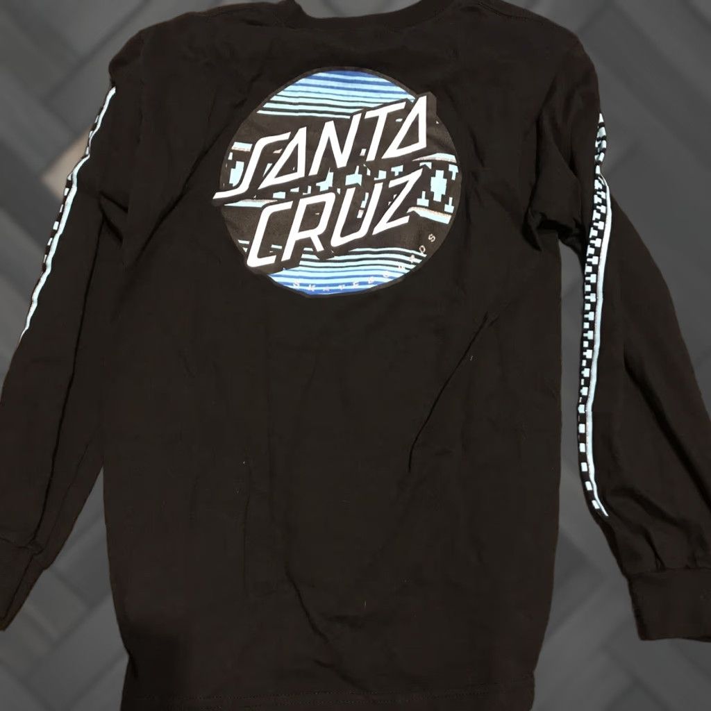 Vintage VINTAGE Santa Cruz Long Sleeve Shirt Men’s Size S Black Top California 90s Logo Shirt Size US S / EU 44-46 / 1 - 1 Thumbnail