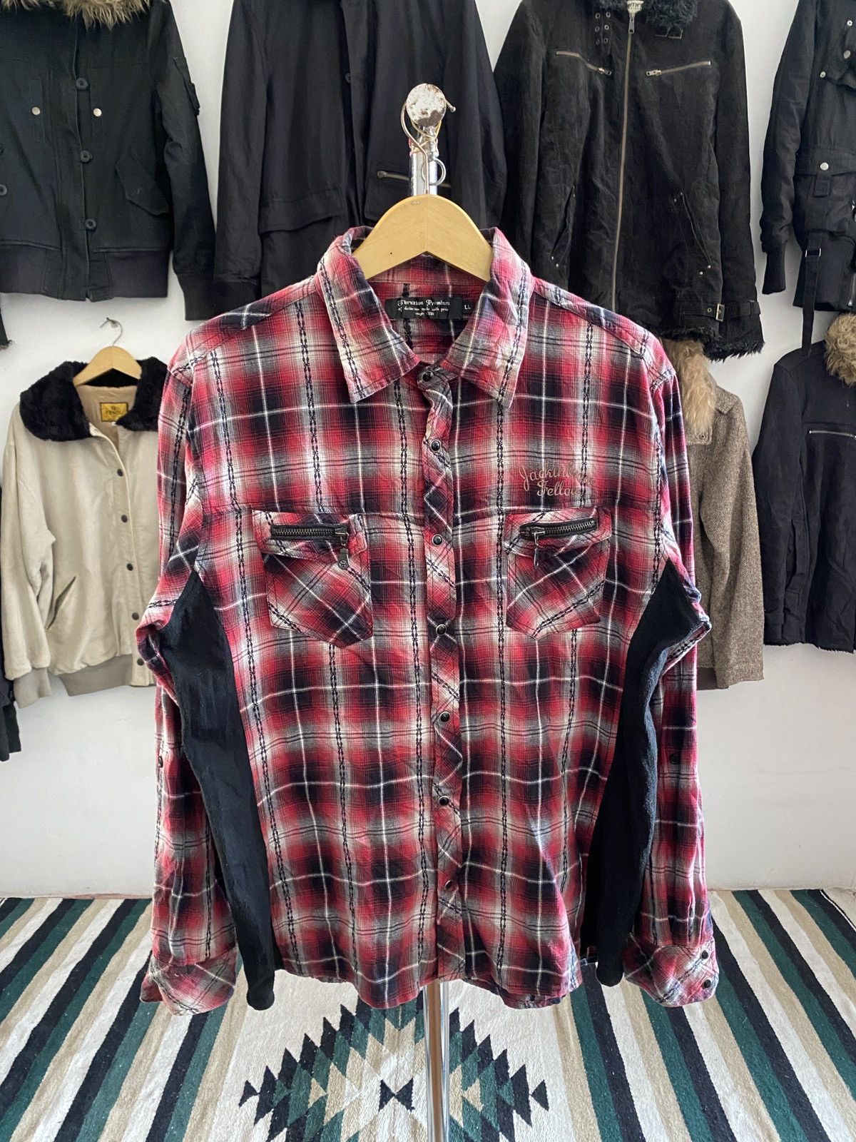 Japanese Brand Japanese Brand Thruxton Plaid Tartan Flannel Shirt Size US L / EU 52-54 / 3 - 1 Thumbnail