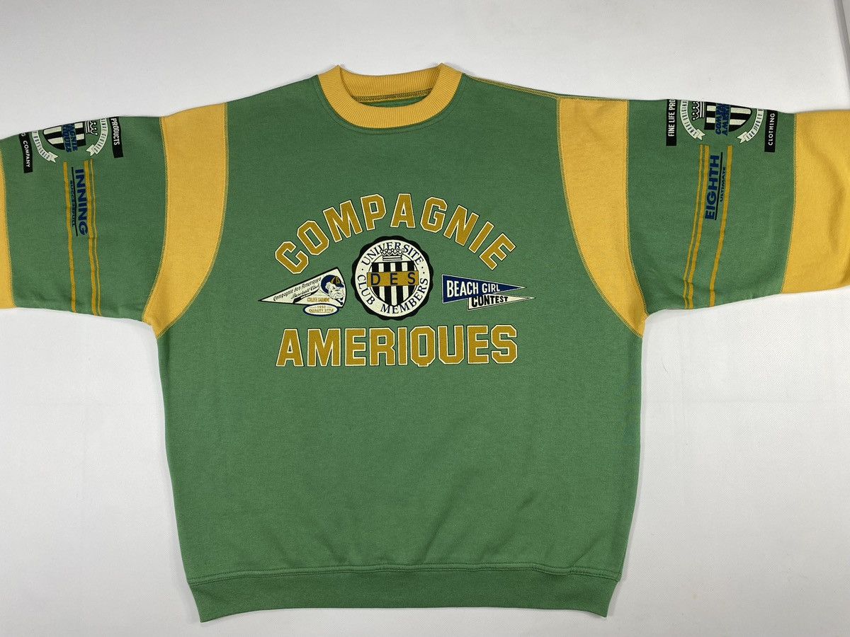 Vintage 🔥LASTDROP🔥 90s Made France Compagnie Des Ameriques Baseball Size US L / EU 52-54 / 3 - 3 Thumbnail