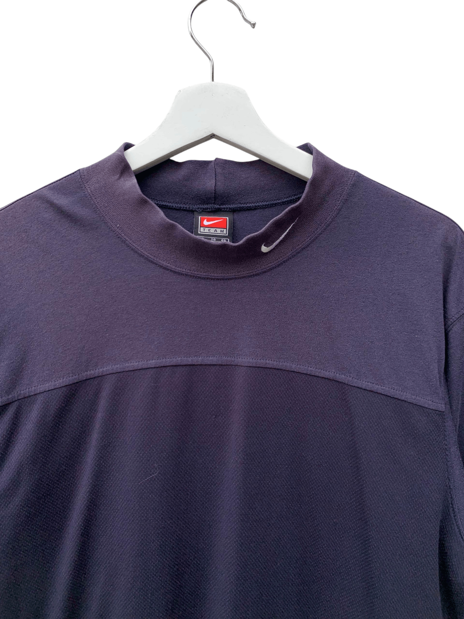 Nike Vintage Nike 90s Turtle Neck Long Sleeve Shirt Size US XL / EU 56 / 4 - 4 Thumbnail