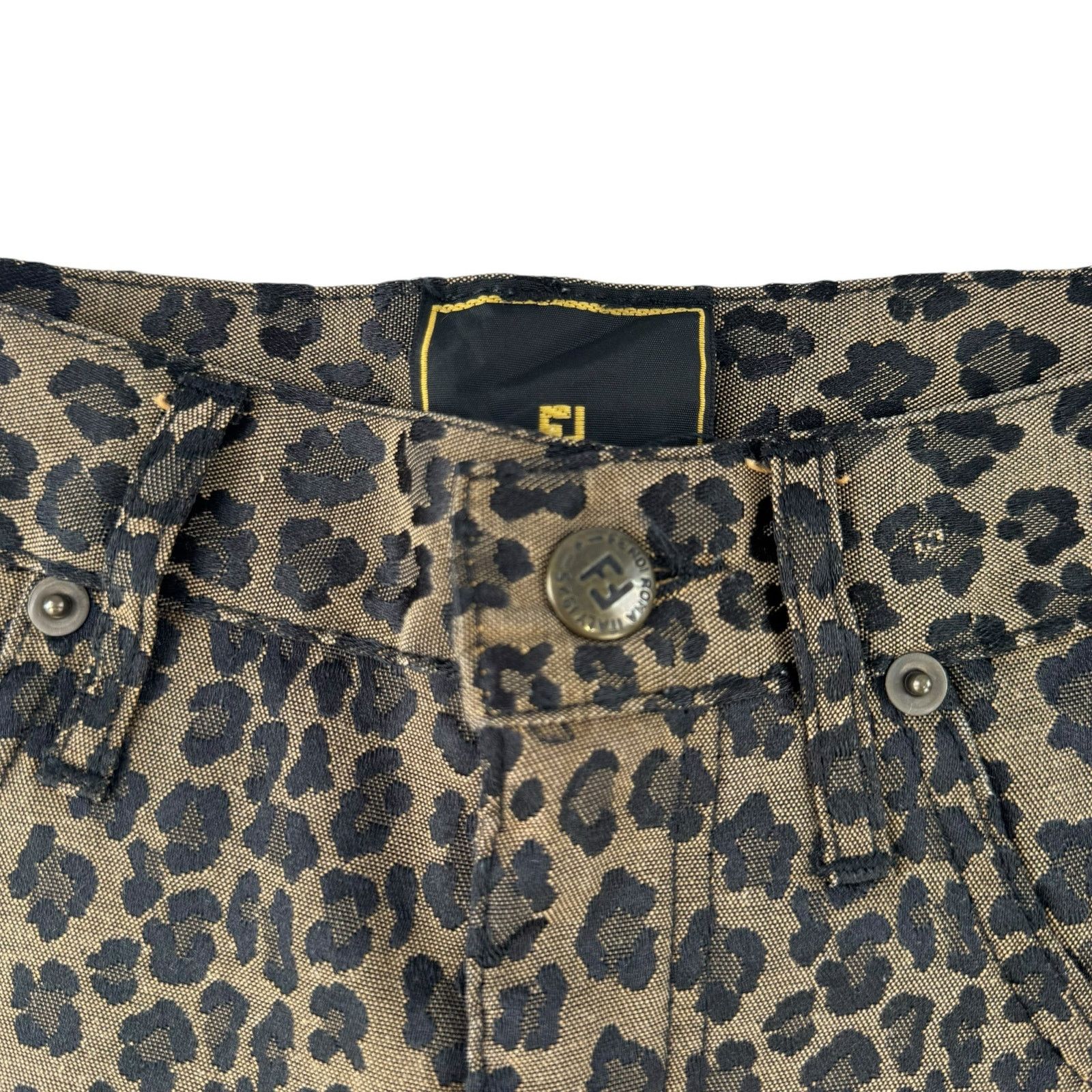 Fendi Fendi Vintage Leopard Print Pant Size 29" - 4 Thumbnail