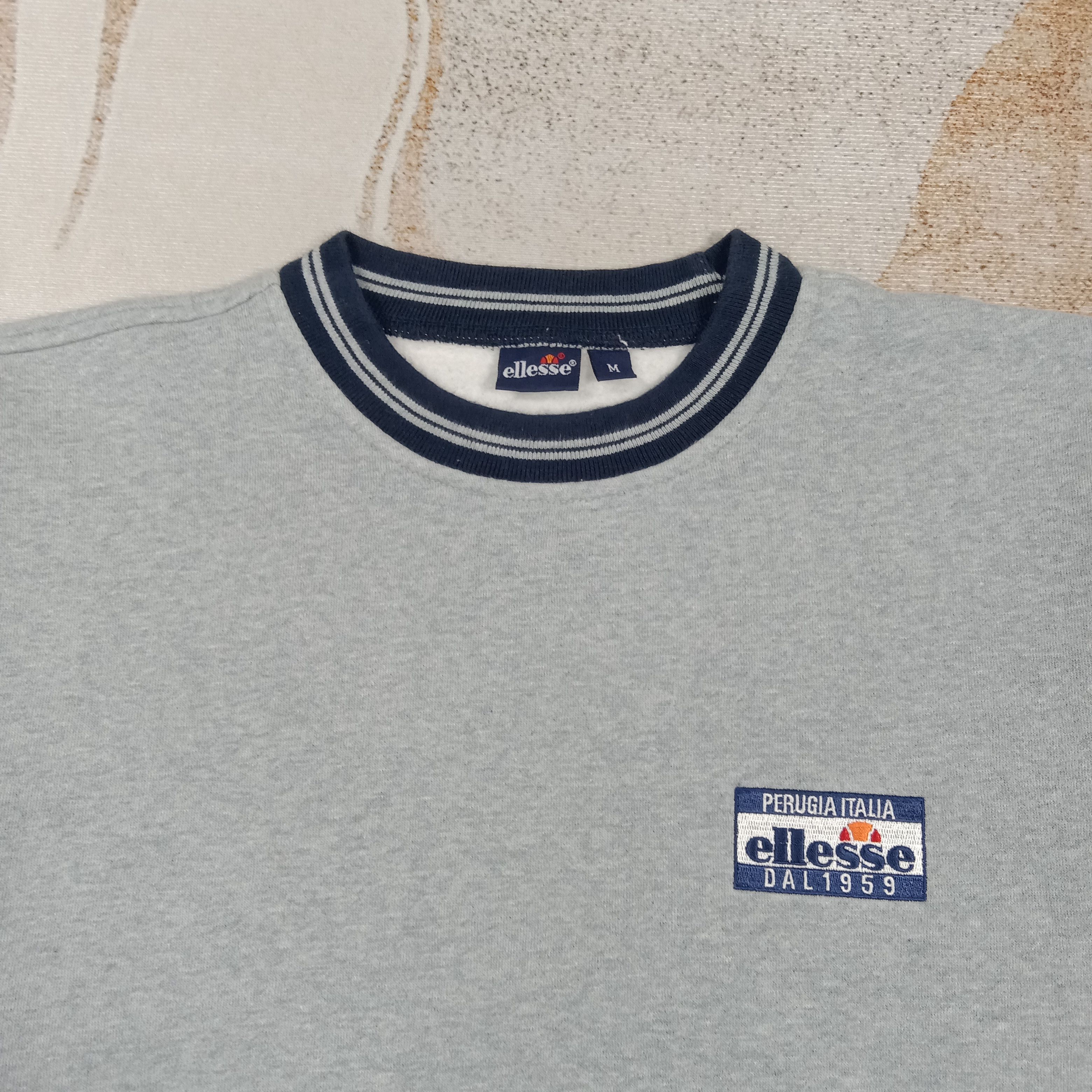 Ellesse Ellesse Peruia Italia Designer Sweatshirt C287N17 Size US M / EU 48-50 / 2 - 2 Thumbnail