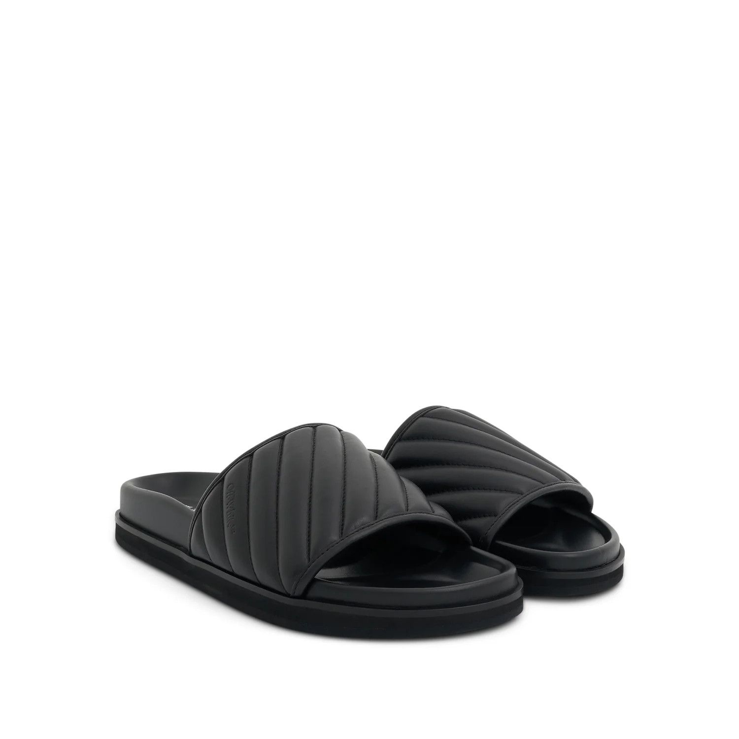 Off-White o1mris0824 Slide in Black Size US 7 / EU 40 - 2 Thumbnail