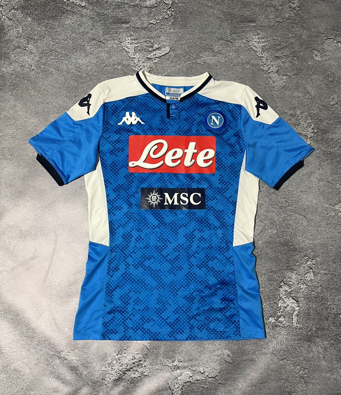 Kappa Kappa Napoli 2019-2020 Kombat Pro Soccer Jersey Shirt Size US M / EU 48-50 / 2 - 1 Thumbnail