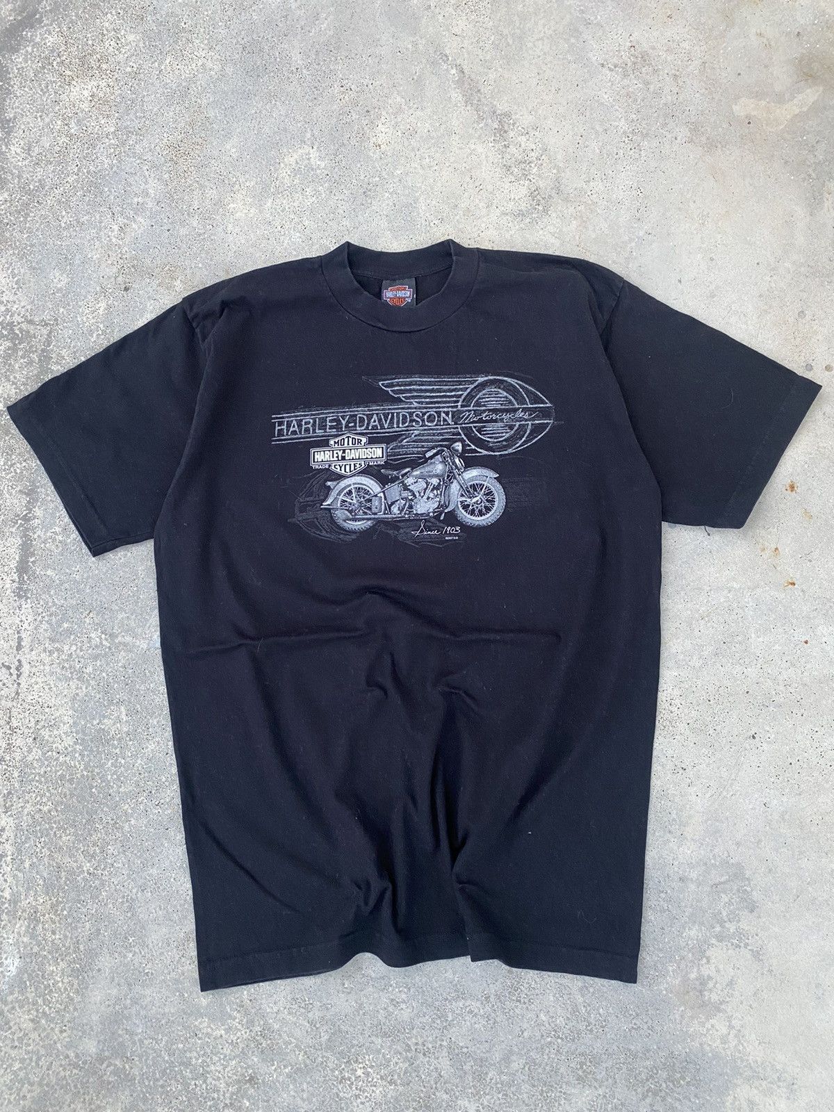 Harley Davidson 2000s Harley Davidson Orlando Crocodile Tees Size US L / EU 52-54 / 3 - 3 Thumbnail