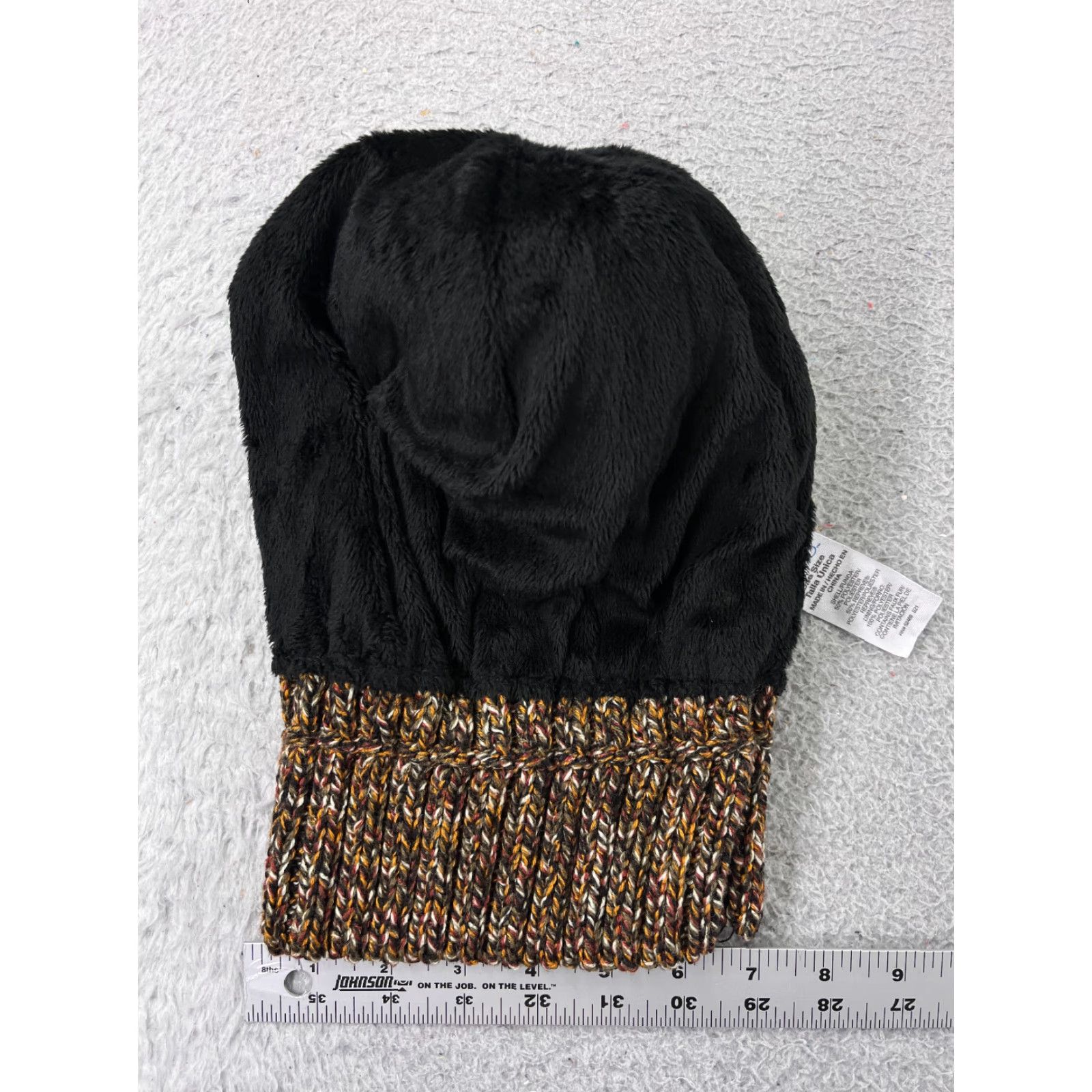 Vintage Time And Tru Beanie Toque Womens One Size Orange Knit Polyester Lined Faux Pom Size ONE SIZE - 6 Thumbnail