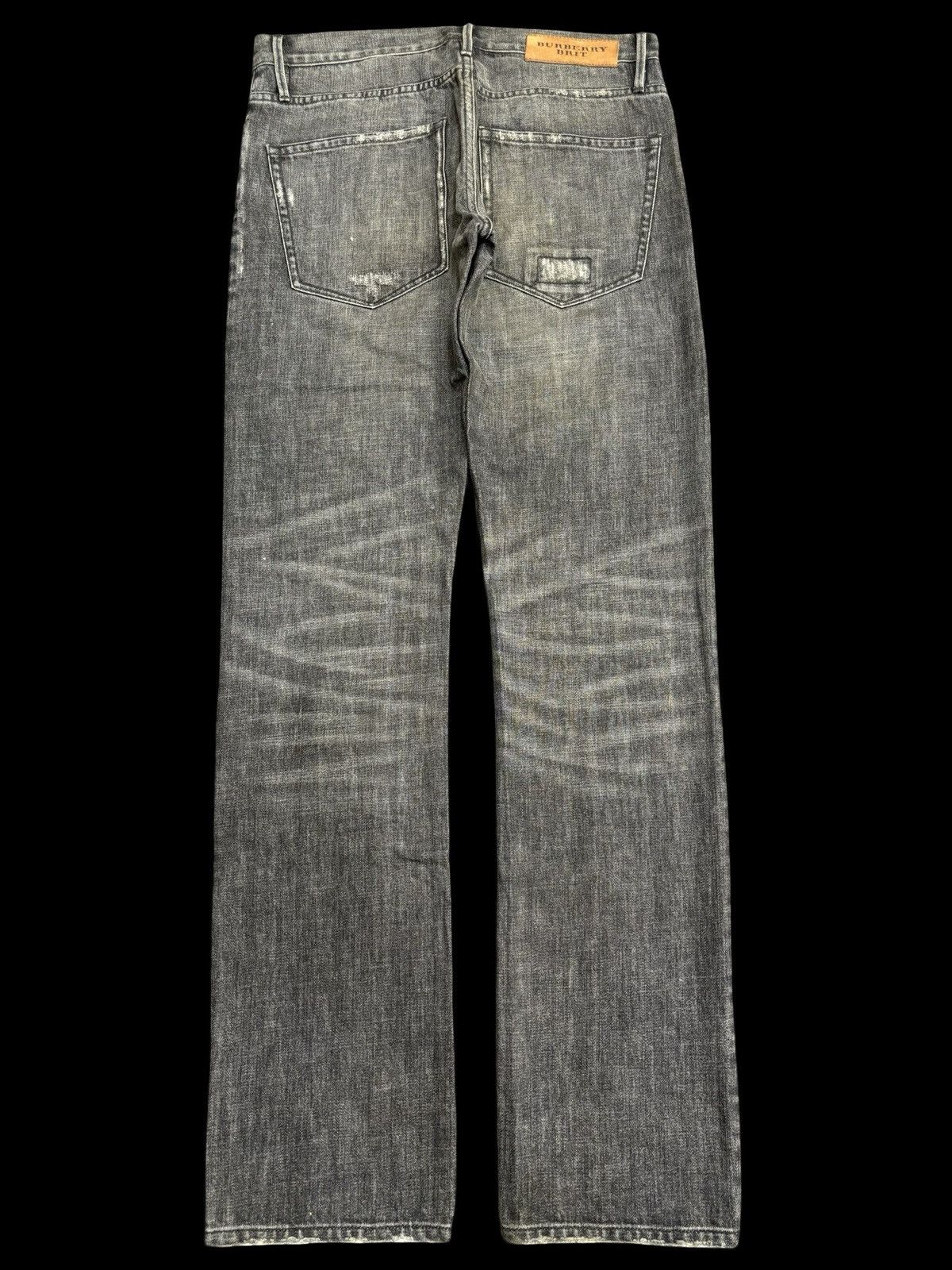 Burberry Statement Denim💥BURBERRY Patchwork Distressed Denim F568 Size US 31 - 2 Thumbnail