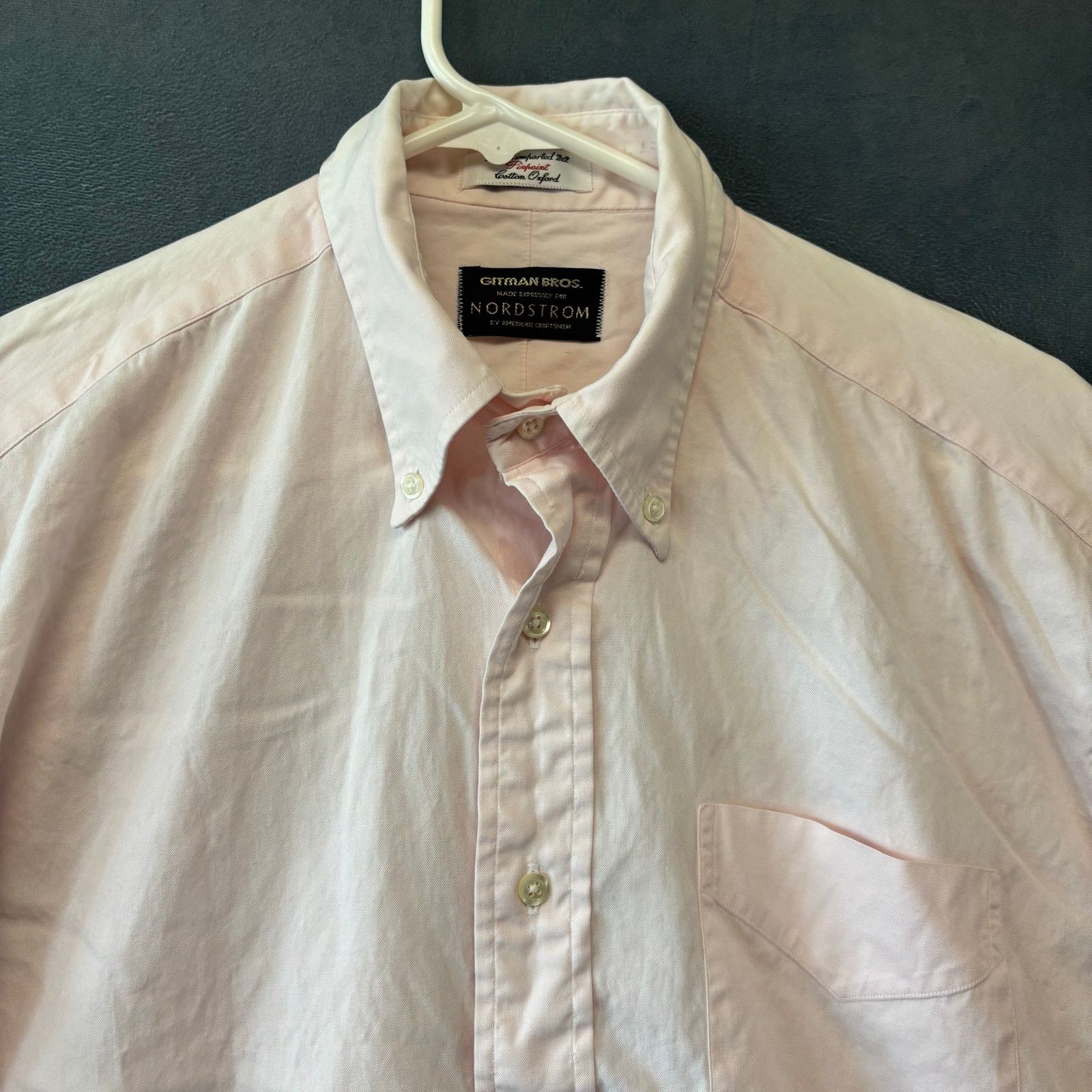 Gitman Bros. Nordstrom Gitman Bros Dress Shirt Tailored Pinpoint Cotton Size US M / EU 48-50 / 2 - 9 Thumbnail