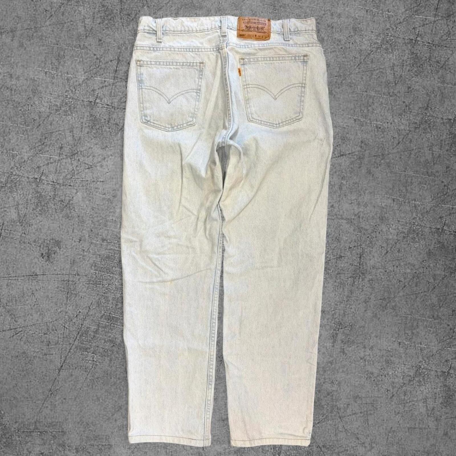 Levi's 1994 MiUSA Levi 505 Orange Tabs Size US 36 / EU 52 - 1 Thumbnail