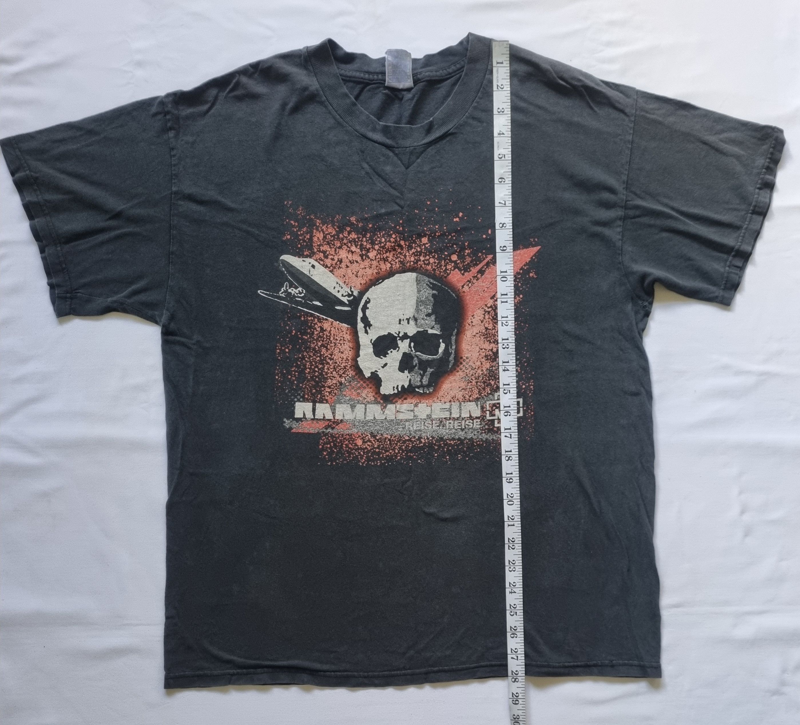 Band Tees × Vintage Rammstein Band Tee T shirt Big Logo Rick Tee Metal Size US L / EU 52-54 / 3 - 4 Thumbnail