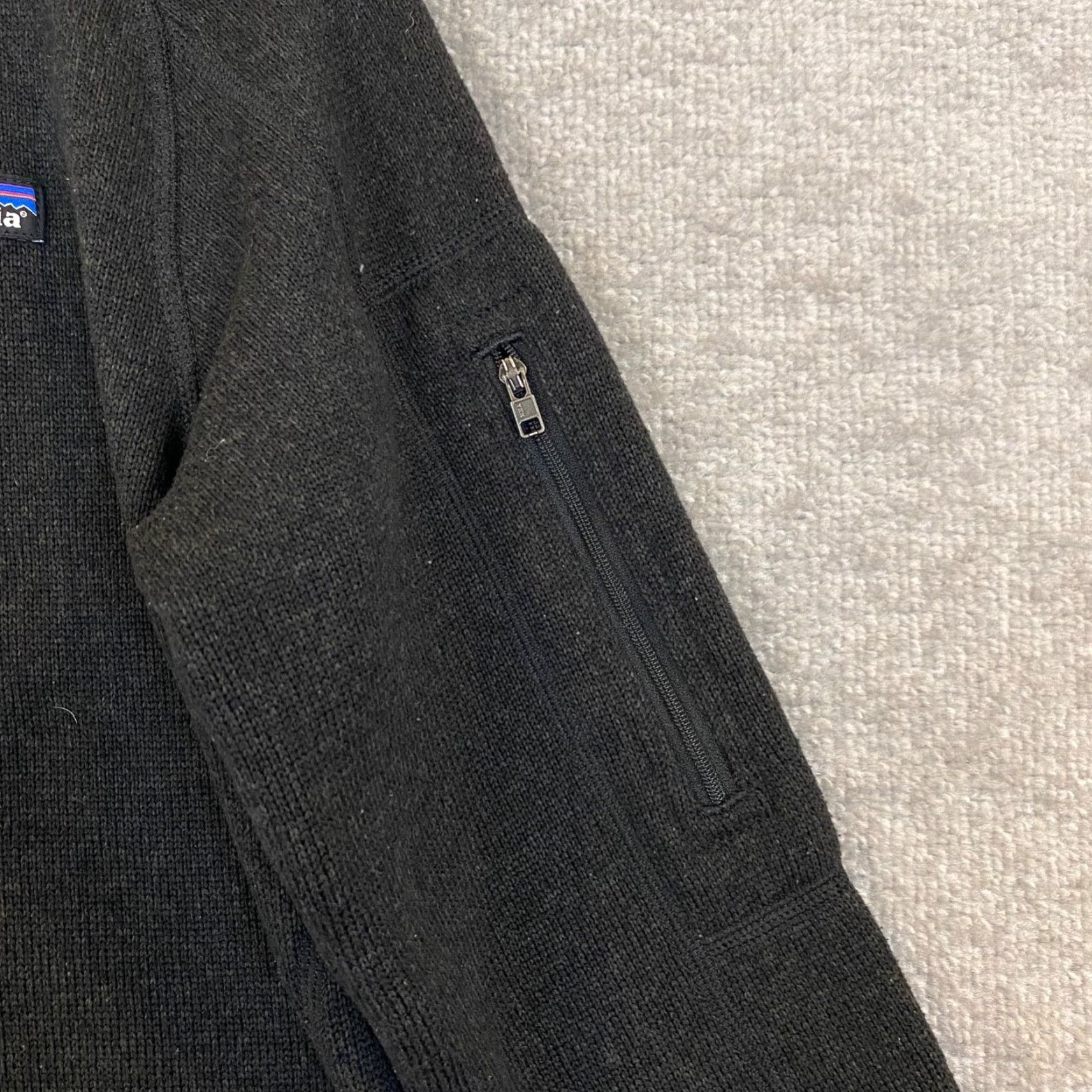 Patagonia Patagonia Better Sweater Womens Medium Black 1/2 Zip Fleece Pullover Logo Embroidered Zipper Mock Neck Casual Travel Size M / US 6-8 / IT 42-44 - 5 Thumbnail