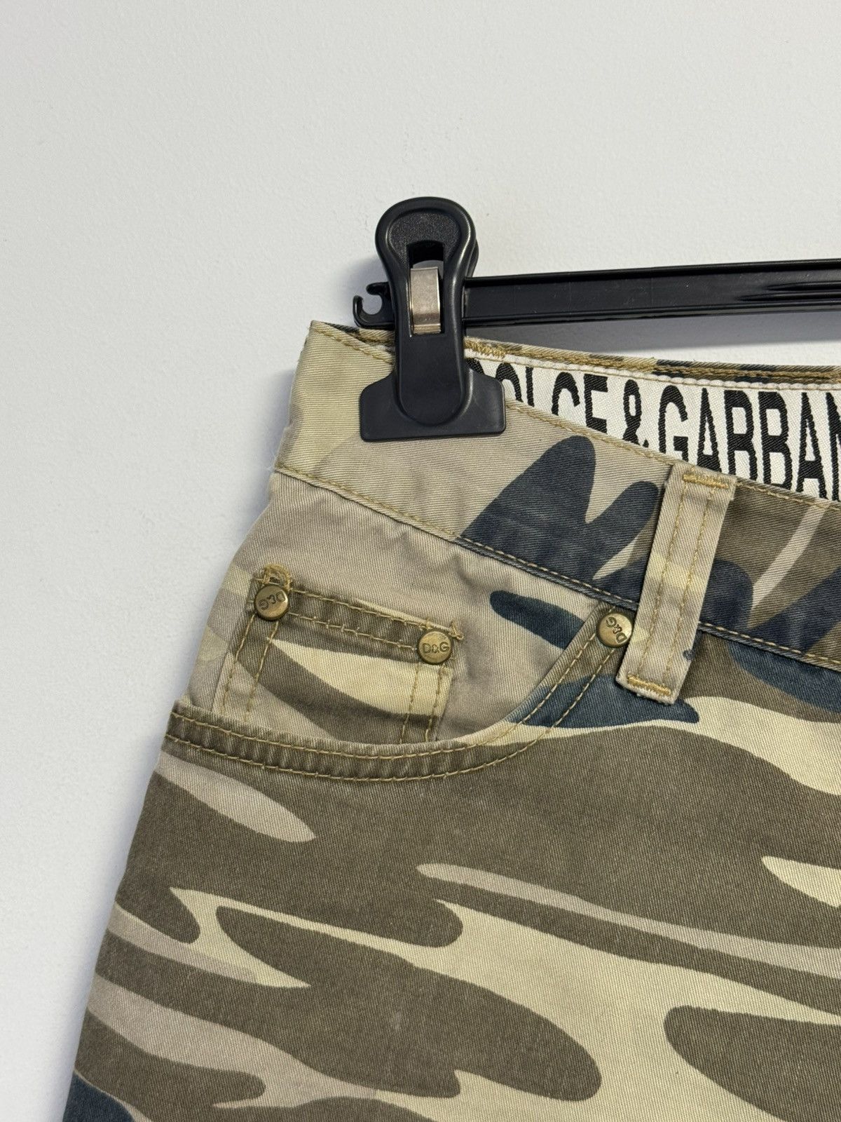 Dolce & Gabbana Dolce & Gabbana Vintage Women’s Shorts Camo style 90’s Size 29" - 4 Thumbnail