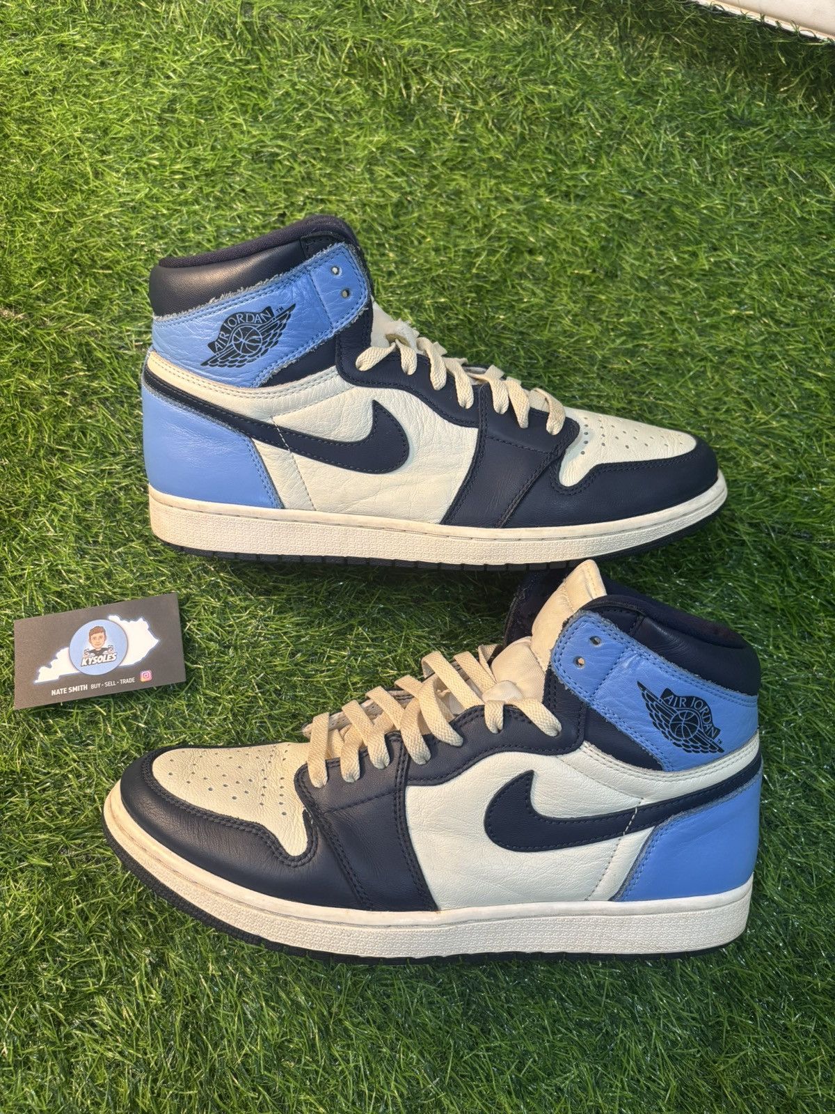 Jordan Brand Jordan 1 obsidian blue Size US 11.5 / EU 44-45 - 1 Thumbnail
