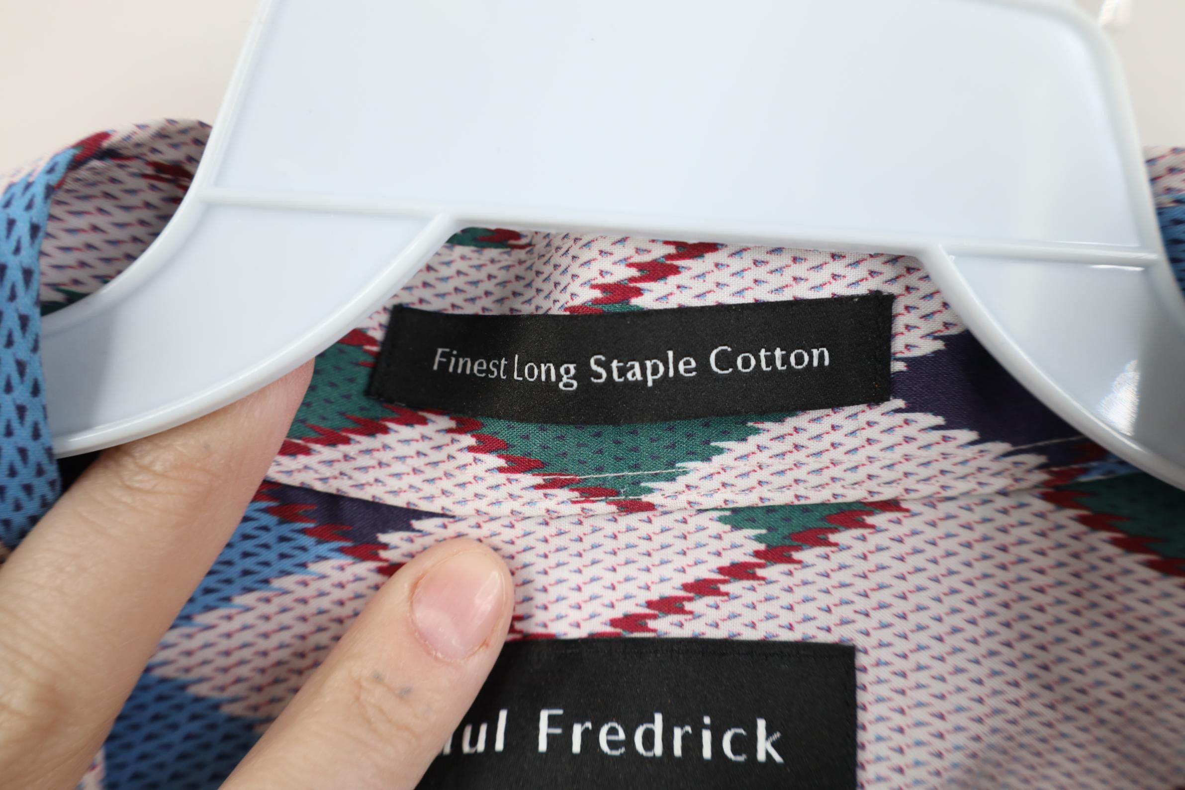 Paul Fredrick Paul Fredrick Long Staple Cotton Argyle Diamond Button Shirt Size US XL / EU 56 / 4 - 7 Thumbnail