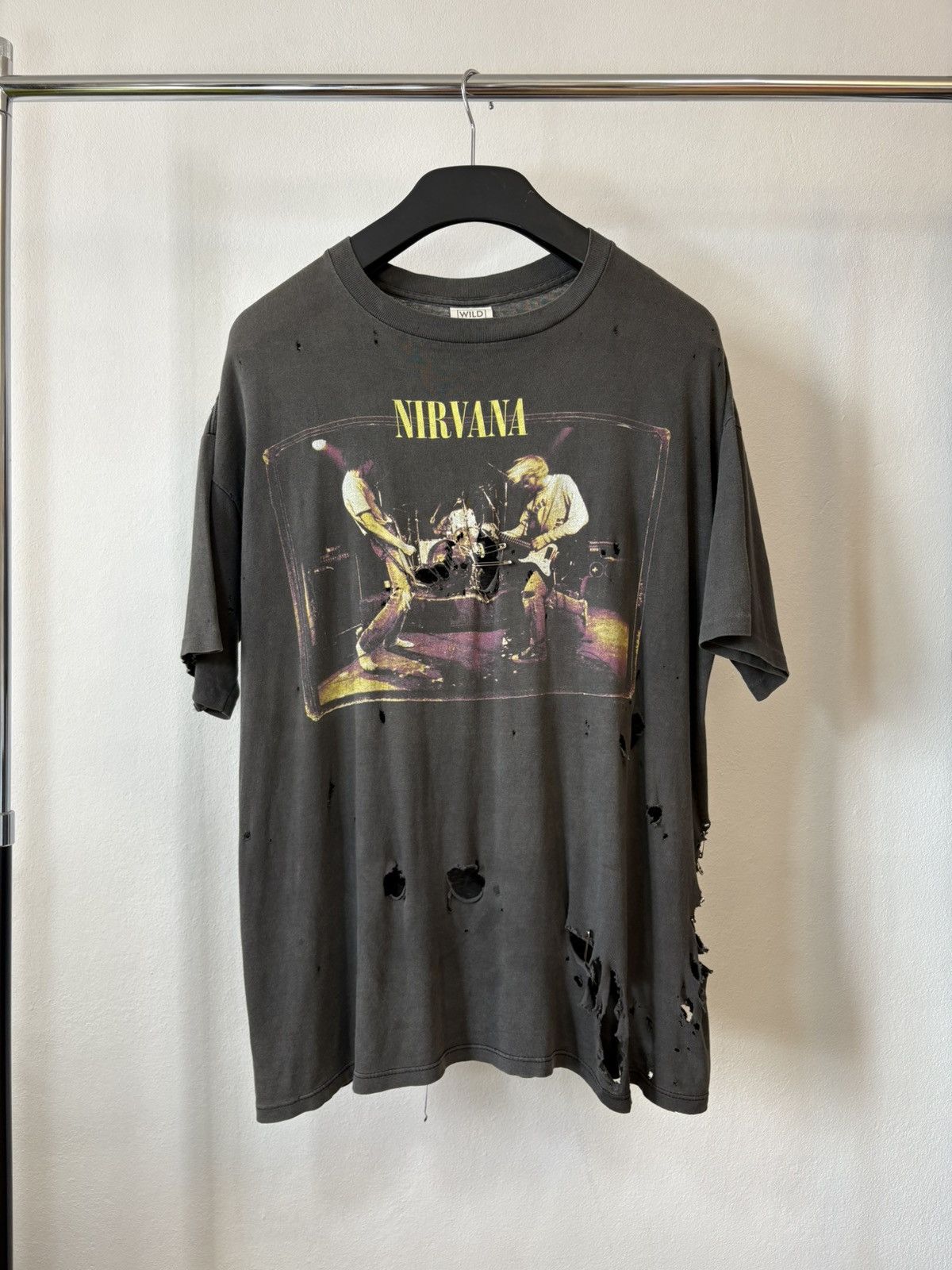 Band Tees Crazy Thrashed 1994’s Nirvana Size US XL / EU 56 / 4 - 7 Thumbnail