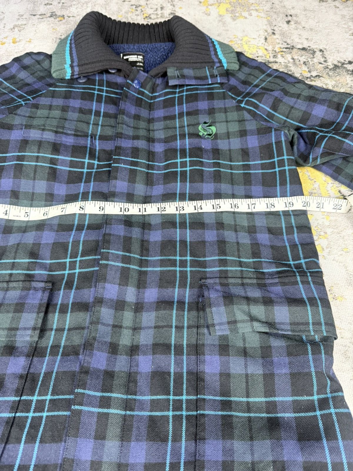 Bape 90s Bathing Ape Tartan Check Wool Jacket Size US M / EU 48-50 / 2 - 7 Thumbnail