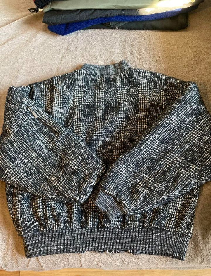 Zara 🔥Zara Herringbone Bombers Jacket Size US M / EU 48-50 / 2 - 3 Thumbnail