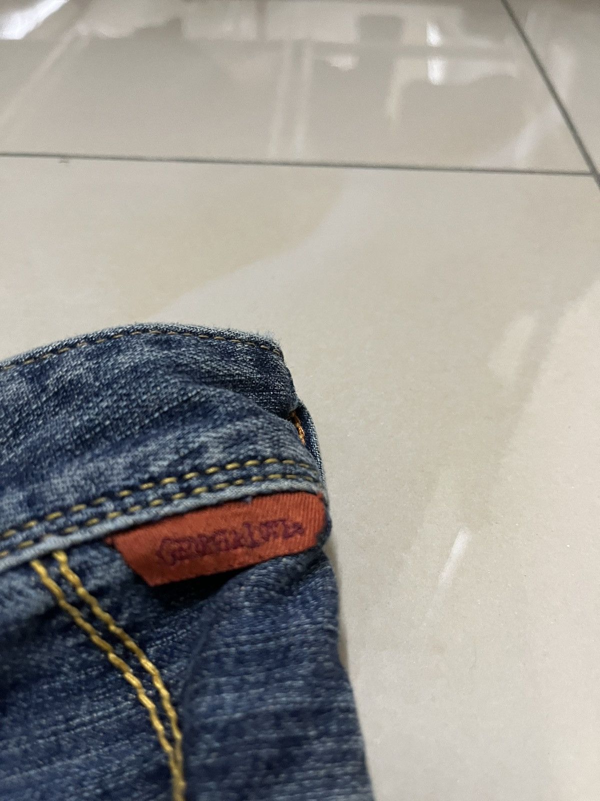 Tornado Mart Flare Jeans georgia love distressed bootcut low rise denim Size US 30 / EU 46 - 7 Thumbnail