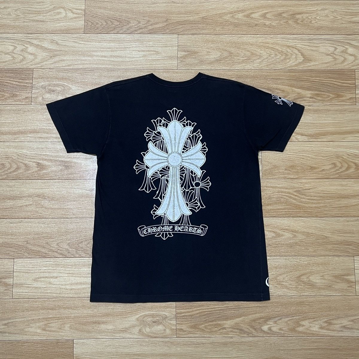 💥 Chrome Hearts White Triple Cross Logo Vintage tee 💥